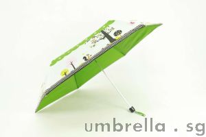 Umbrella Label UV Coated Dots Animal Prints 