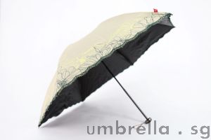 Umbrella Label UV Coated Lace Embroidery Trimmings